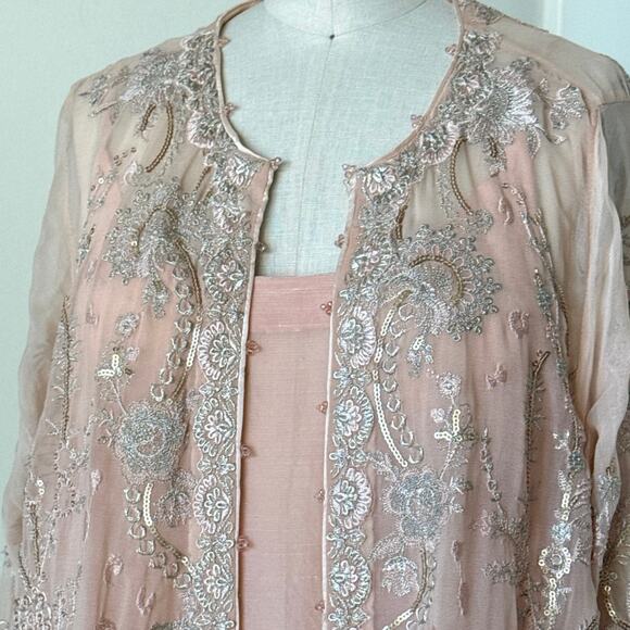 Elan Pakistani Designer Gharara Suit Size/Small - Picture 8 of 11